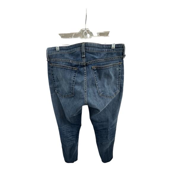 Rag & Bone Dark Wash Low-Rise Slim Boyfriend Blue Denim Jeans 29 Hippie Retro - Picture 8 of 8